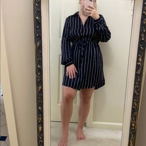 Pinstripe dress